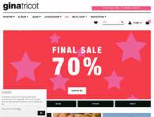 Tablet Screenshot of ginatricot.com